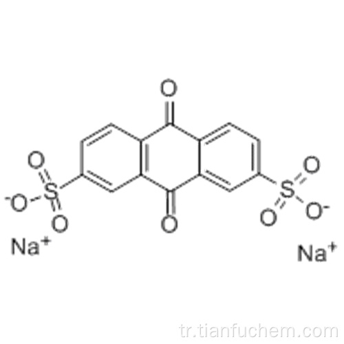 2,7-Antrasendisülfonik asit, 9,10-dihidro-9,10-diokso-, sodyum tuzu (1: 2) CAS 853-67-8